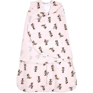HALO 100% Cotton Sleepsack Swaddle, 3-Way Adjustable Wearable Blanket, TOG 1.5(Minnie Fun)