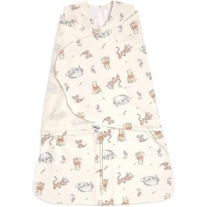 HALO 100% Cotton Sleepsack Swaddle, 3-Way Adjustable Wearable Blanket, TOG 1.5(Winnie Frolic)