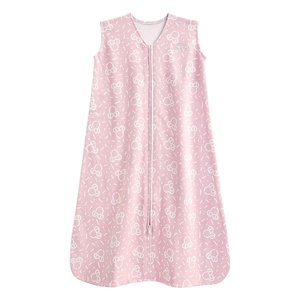HALO SleepSack, 100% Cotton Wearable Blanket, Swaddle Transition Sleeping Bag, TOG 0.5, Confetti Minnie – Pink, Medium, 6-12 Months