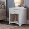 Child Craft Harmony Nightstand, 20″ W Nursery and Kids Nightstand with Drawer and Open Shelf, Child-Safe Finish, Brushed Cotton(Brushed Cotton)