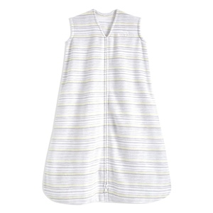 HALO Sleepsack Micro Fleece Wearable Blanket, TOG 1.0, Multi Stripe Grey, Large