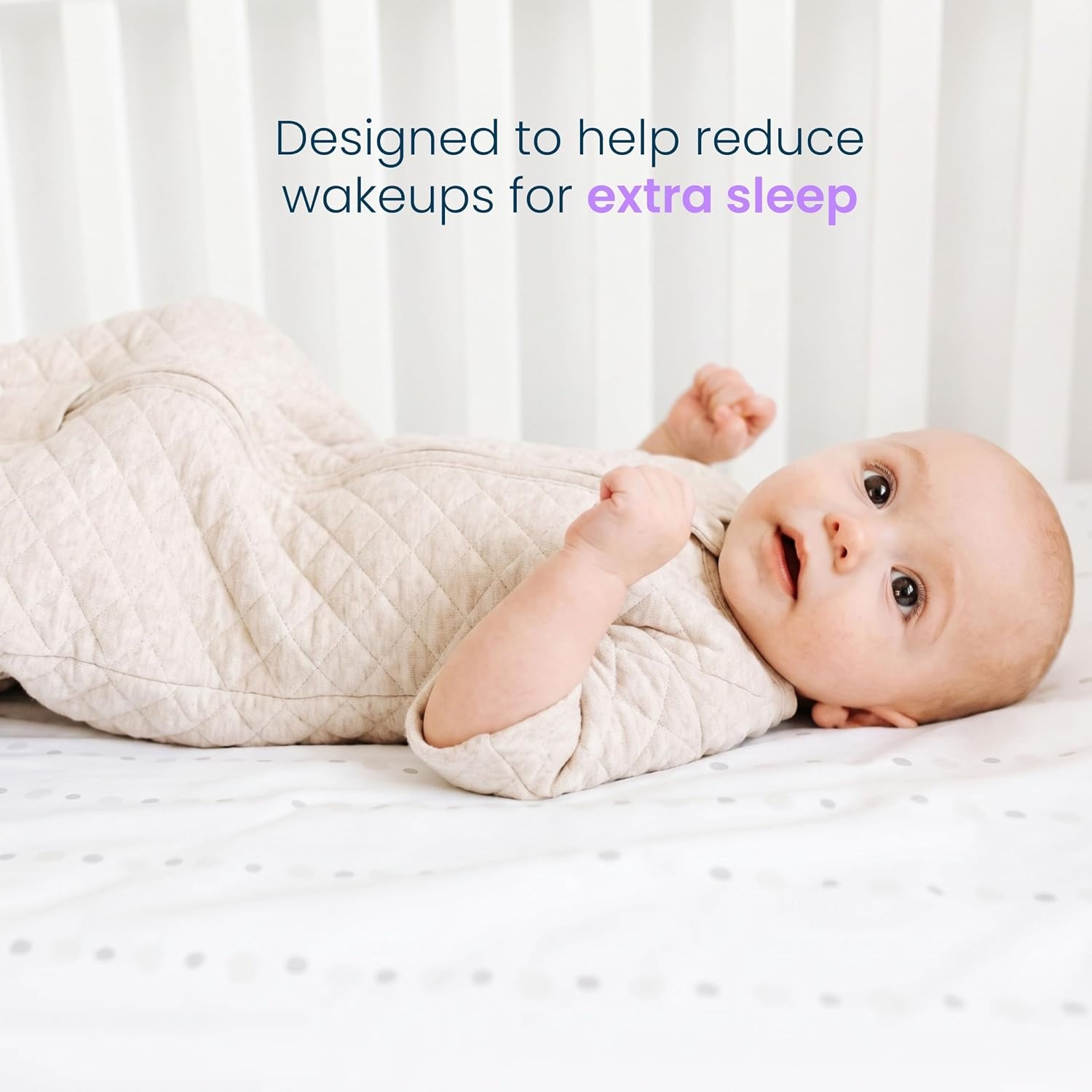 image:imageHALO Sleepsack Easy Transition Swaddle 15 TOG Oat SmallOat