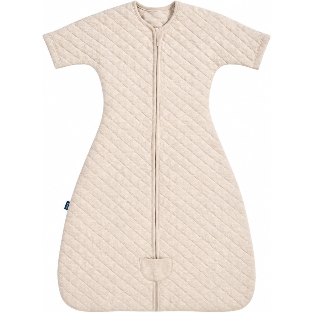 image:imageHALO Sleepsack Easy Transition Swaddle 15 TOG Oat SmallOat