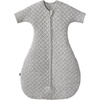 HALO Sleepsack Easy Transition Swaddle, 1.5 TOG, Oat, Small(Heather Grey)