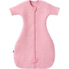 HALO Sleepsack Easy Transition Swaddle, 1.5 TOG, Oat, Small(Heather Pink)